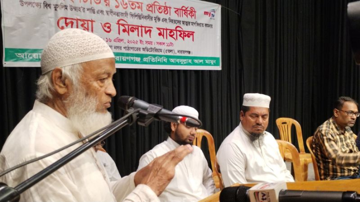 অবৈধ স্ট্যান্ড ও চাঁদাবাজি বন্ধের দাবি মাওলানা মঈনুদ্দিনের