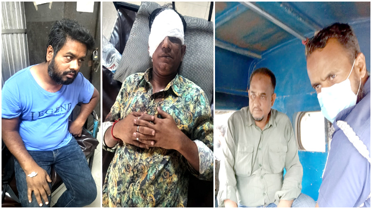 ফতুল্লায় সংবাদ সংগ্রহকালে সাংবাদিকদের ওপর সন্ত্রাসী হামলা