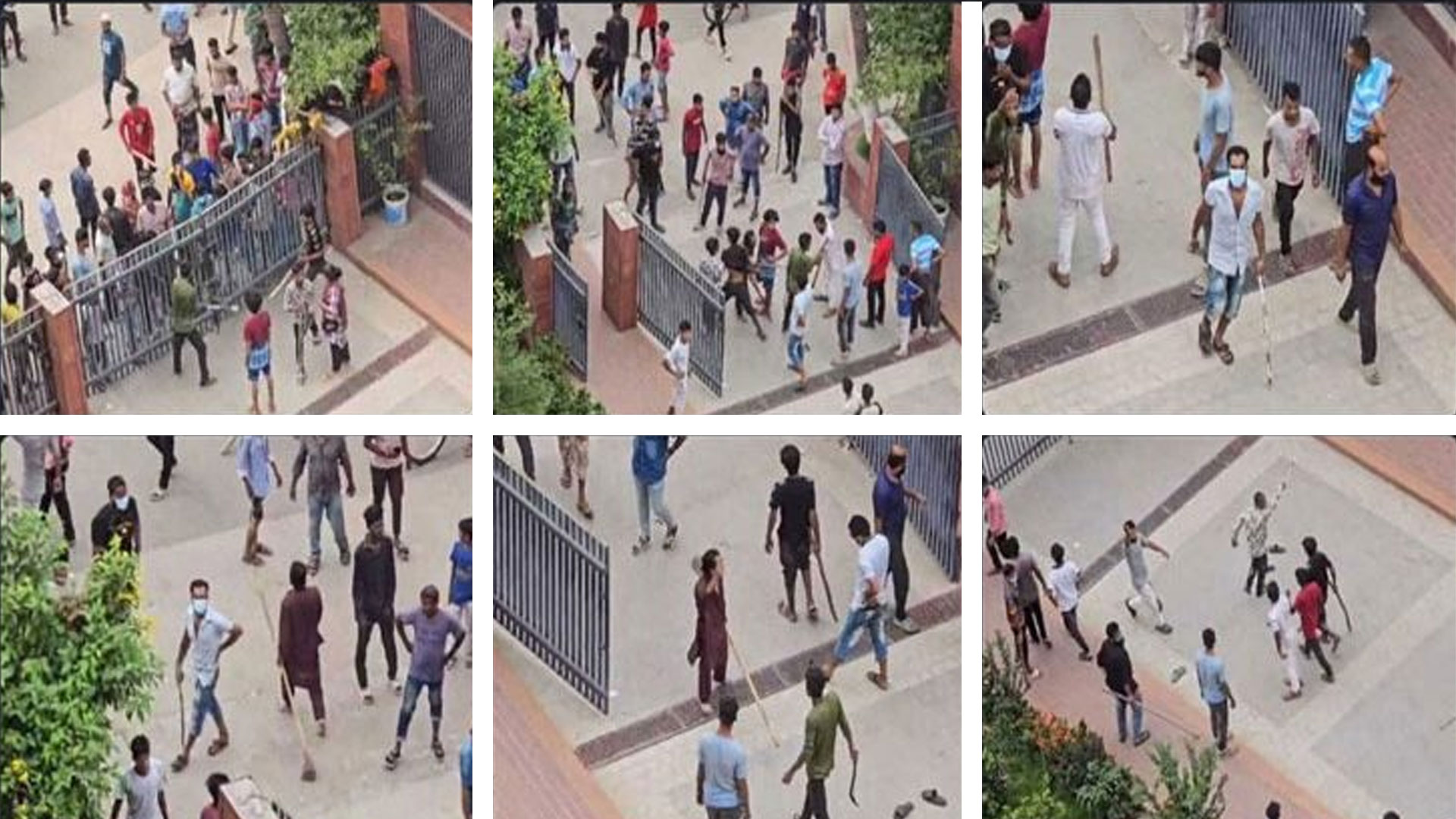 নগর ভবনে রণক্ষেত্র: দেশীয় অস্ত্র নিয়ে অটোচালকদের নজিরবিহীন হামলা