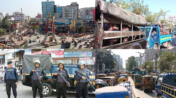 আওয়ামী লীগের শাটডাউনে সাড়া দেয়নি নারায়ণগঞ্জবাসী