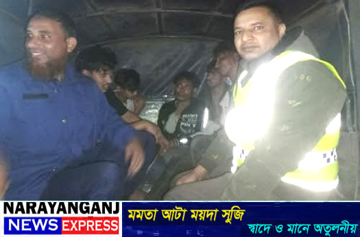 সোনারগাঁয়ে ডাকাতি প্রস্তুতিকালে ৭ ডাকাত আটক