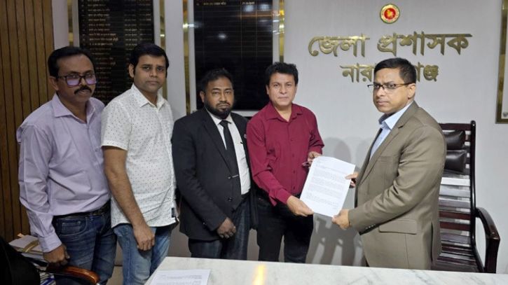 জেলা প্রশাসককে ক্যাবের স্মারকলিপি
