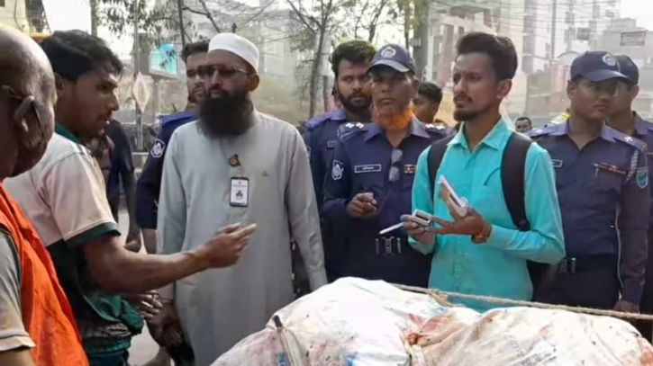 চাষাঢ়ায় জেলা প্রশাসনের অভিযান, জরিমানা