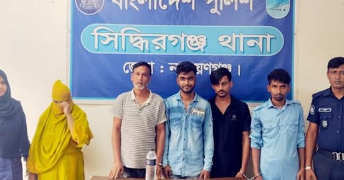 সিদ্ধিরগঞ্জে নারী মাদক কারবারিসহ গ্রেপ্তার ৫