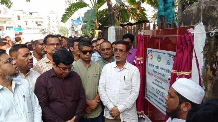 বন্দরে পানি সংকট দূর করতে পাম্প হাউজের ভিত্তিপ্রস্তর স্থাপন