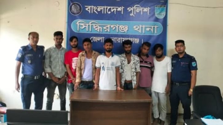 সিদ্ধিরগঞ্জে বিভিন্ন অপরাধ ও মাদকসহ গ্রেপ্তার ৭