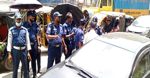 অবৈধ ফুটপাত ও সড়কে যানজট নিরসনে সকলের সহযোগীতা প্রয়োজন: টিআই করিম