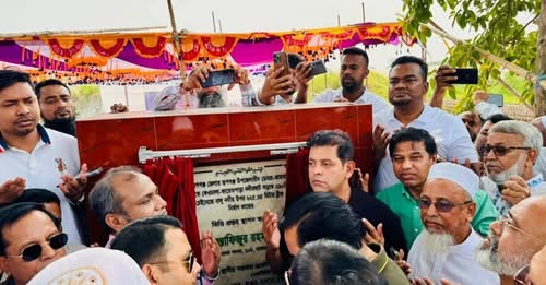 রূপগঞ্জে বালু নদীর উপর কেওঢালা সেতুর নির্মাণ কাজের উদ্বোধন