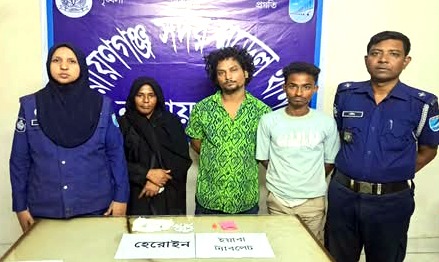 শহরের জিমখানায় ১০ মামলার আসামী ও এক নারীসহ গ্রেপ্তার ৩