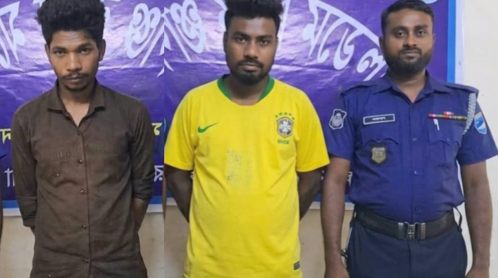 শহরের খানপুরে ইয়াবাসহ দুই মাদক ব্যবসায়ী গ্রেফতার