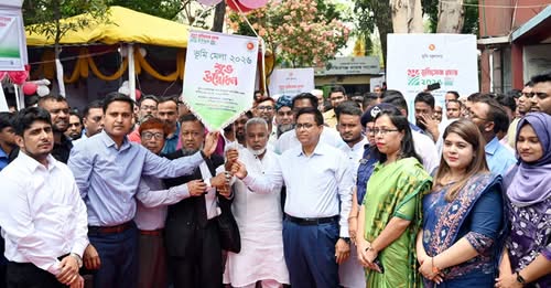 নারায়ণগঞ্জে তিন দিনব্যাপী ভূমিসেবা মেলার উদ্বোধন