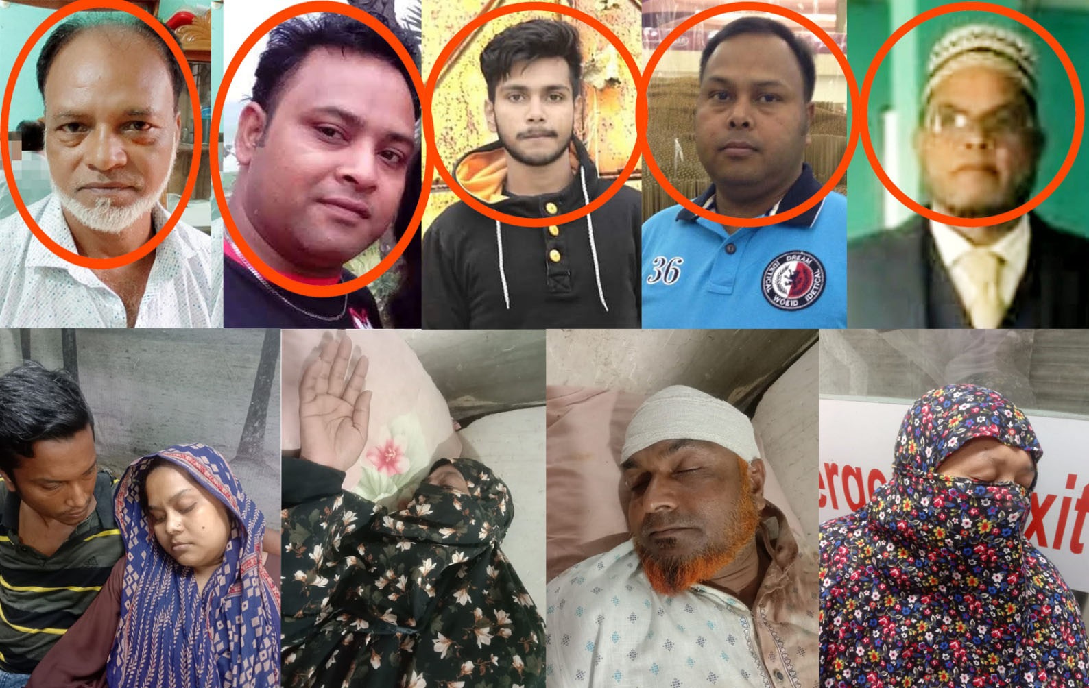 কুতুবপুরে গৃহবধূকে উত্যক্তের প্রতিবাদ করায় শাহজাহান বাহিনীর তাণ্ডব,নারীসহ আহত ৬