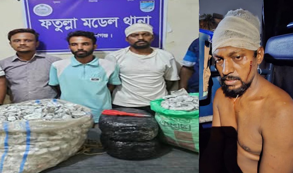 ফতুল্লায় মাদক ব্যবসায়ী ও পুলিশের মধ্যে ব্যাপক গোলাগুলিতে পুলিশসহ আহত ৮,ফাইটার মনিরসহ ৩ জন গ্রেফতার