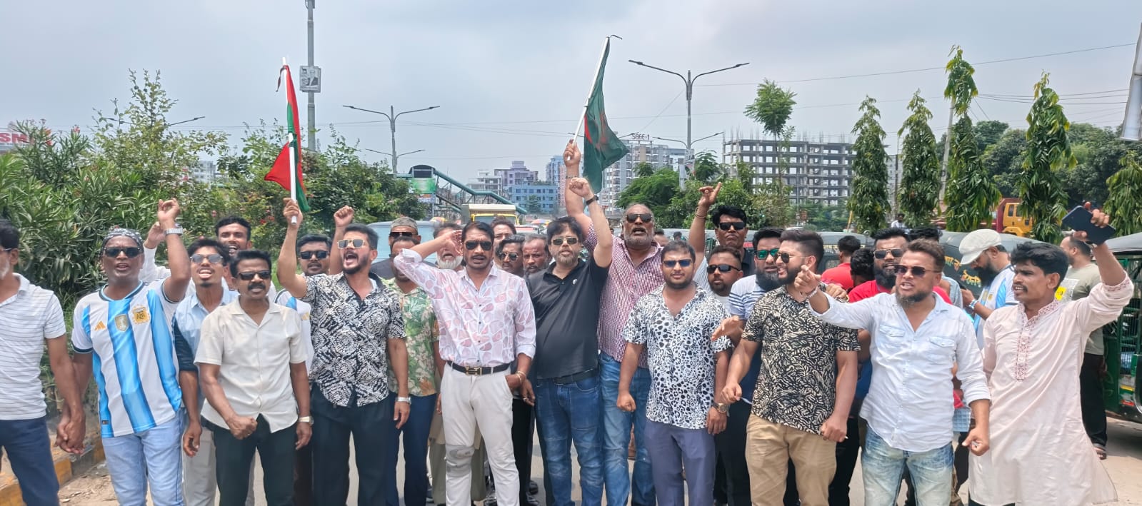 আওয়ামী লীগের রাষ্ট্রবিরোধী কার্যকলাপ ঠেকাতে ‎নারায়ণগঞ্জে জাকির খানের শোডাউন