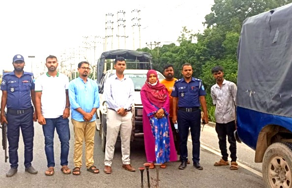 সোনারগাঁয়ে শব্দদূষণ নিয়ন্ত্রণে অভিযান, ২ যানবাহনকে জরিমানা