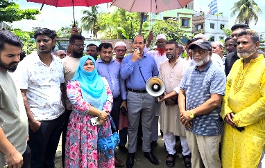 দীর্ঘ ভোগান্তির পর ফতুল্লার দেলপাড়া-চিতাশাল রাস্তার সংস্কার কাজ শুরু