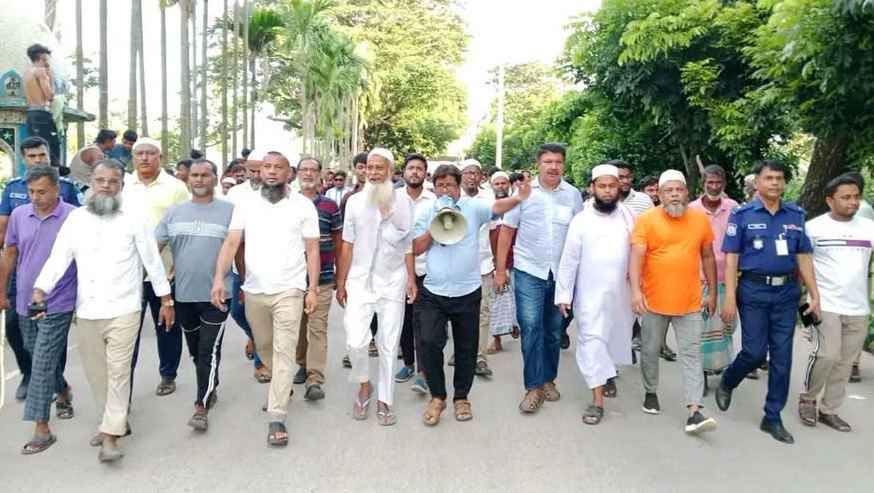 বন্দরে ১৯ ও ২০নং ওয়ার্ডে মাদক বিরোধী বিক্ষোভ মিছিল সমাবেশ