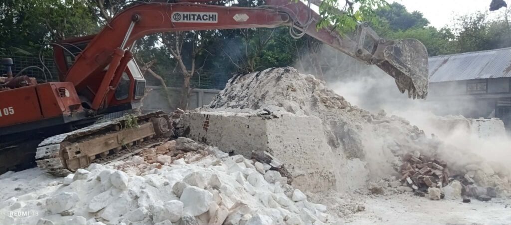 সোনারগাঁয়ে অবৈধ ৪ চুনা কারখানা গুঁড়িয়ে দিলো তিতাস