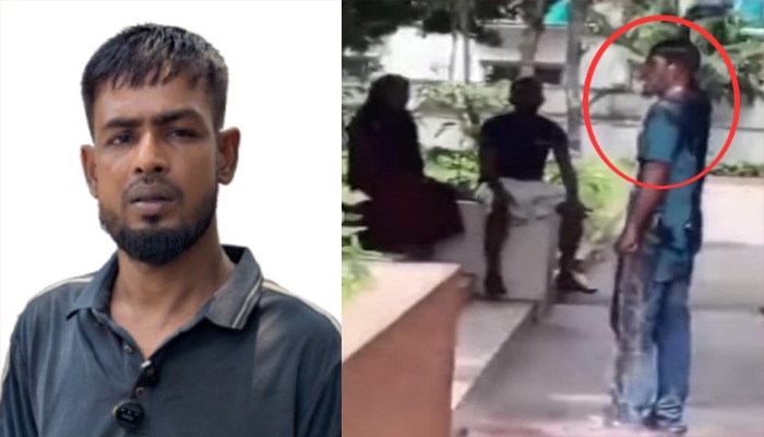 বন্দরে থানার ভেতর কেরোসিন ঢেলে মাদক ব্যাবসায়ীর আত্নহত্যার চেষ্টা
