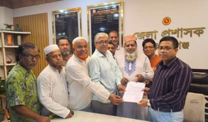 গোগনগর ইউনিয়নকে সিটি কর্পোরেশনে অন্তর্ভুক্তির দাবিতে ডিসির কাছে স্মারকলিপি