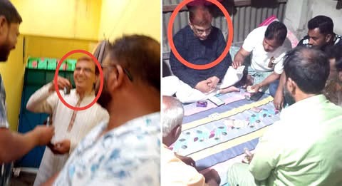 ফতুল্লায় বিএনপি নেতা আরিফ মন্ডলের ফেনসিডিল সেবন ও জুয়ার ছবি ভাইরাল