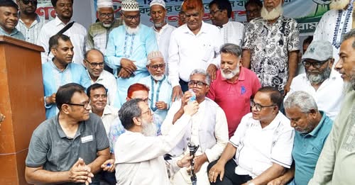 প্রিপেইড মিটার বাতিলের দাবিতে নারায়ণগঞ্জে গণ-অনশন কর্মসূচি