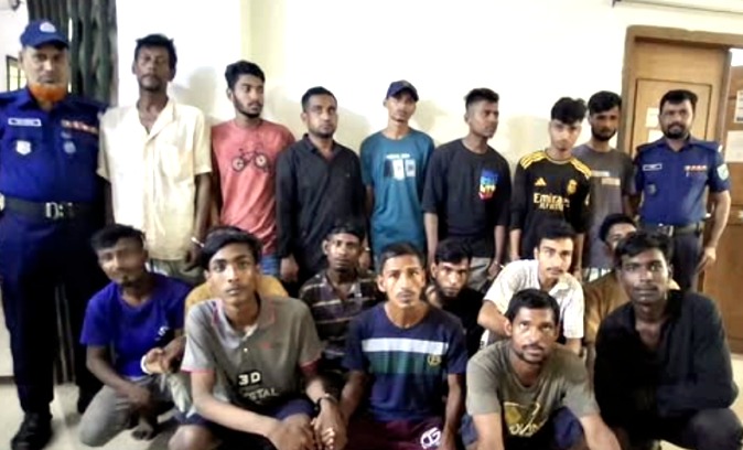 ফতুল্লায় মাদকবিরোধী অভিযানে ১৮ মাদকসেবীর সাজা