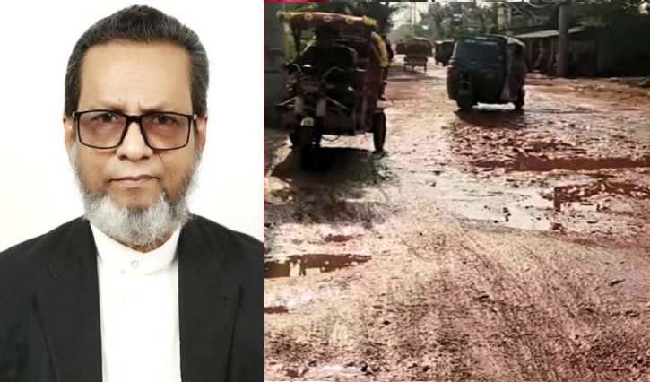 বন্দরের নবীগঞ্জ-মোগড়াপাড়া সড়ক সংস্কারে গড়িমসি, ঠিকাদারের বিরুদ্ধে ব্যবস্থা নিতে সওজকে এমপি কালামের চিঠি