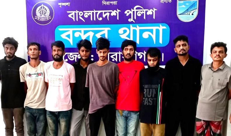 বন্দরে ডাকাতি মামলার আসামিসহ গ্রেপ্তার ৯