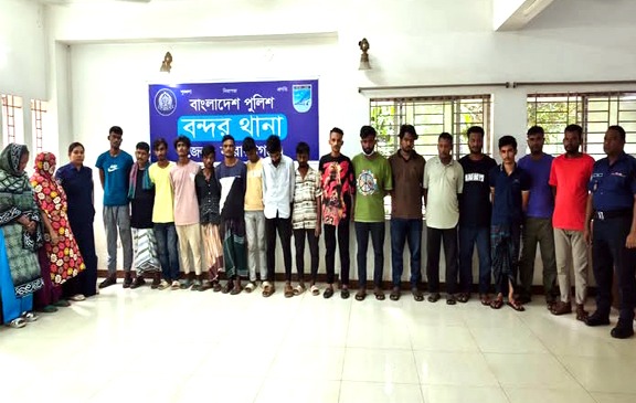বন্দরে মাদক ব্যবসায়ীসহ বিভিন্ন অপরাধে ১৯ জন গ্রেফতার 