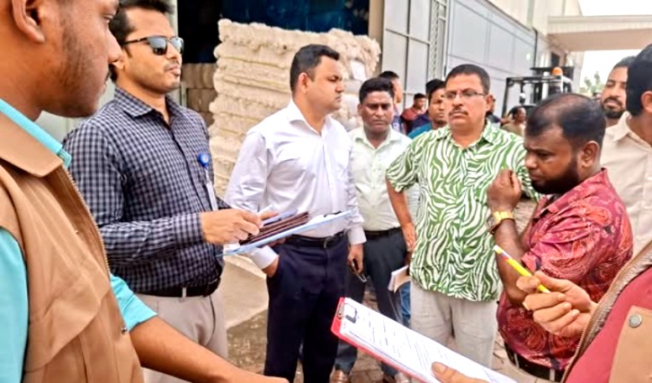 রূপগঞ্জে ফারিয়া স্পিনিং মিলসকে ১ লাখ ৮০ হাজার টাকা জরিমানা